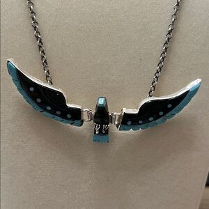 Handmade Navajo Bird Necklace